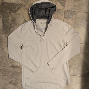 BYLT Basics Light Gray Hooded Shirt